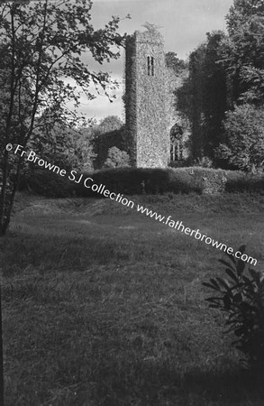 DUNSANY CASTLE FROM S.W. SHOWING MODERN BILLIARD ROOM ADDED ABOUT 1900